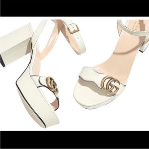 White Marmont Rare 55 Sandal 37 Platforms